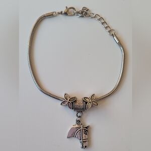 Snake Chain Charm Bracelet Horse Head Charm